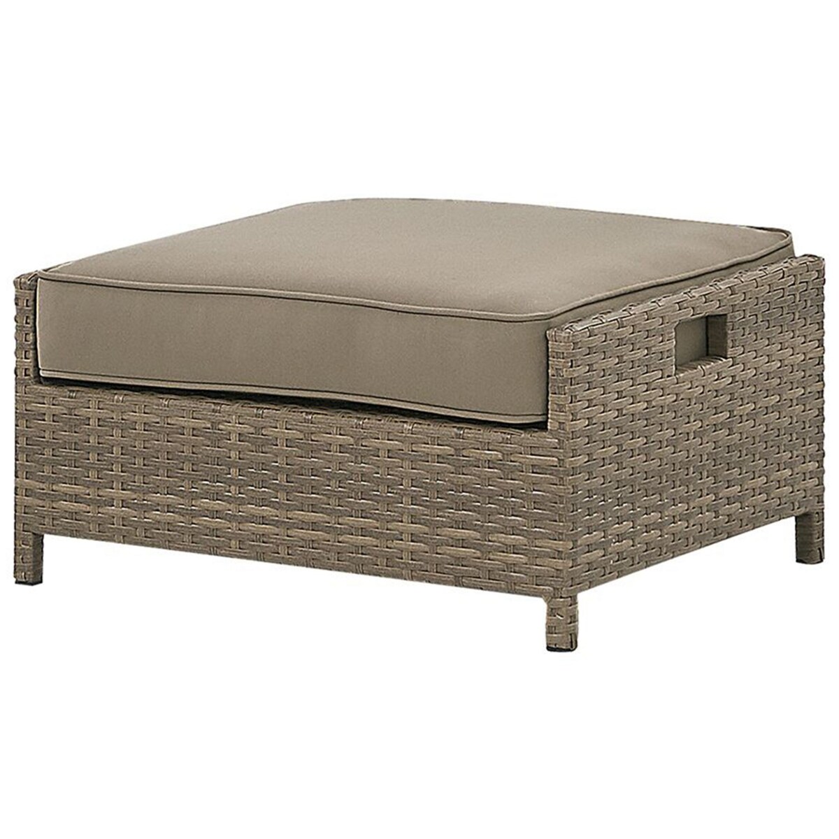 Zestaw ogrodowy z technorattanu 3-osobowy brązowy BELLUNO