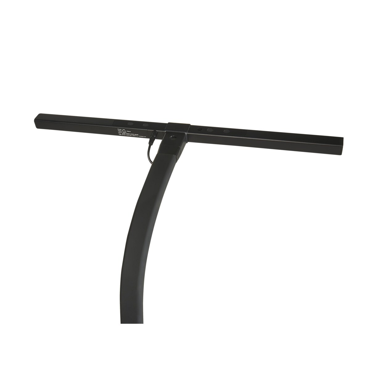 Lampa biurkowa zaciskowa czarna AURIGA