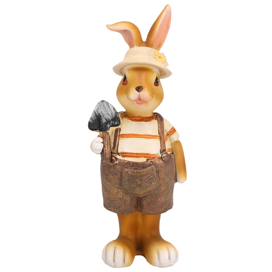 Zając ceramiczny wielkanocny figurka na Wielkanoc