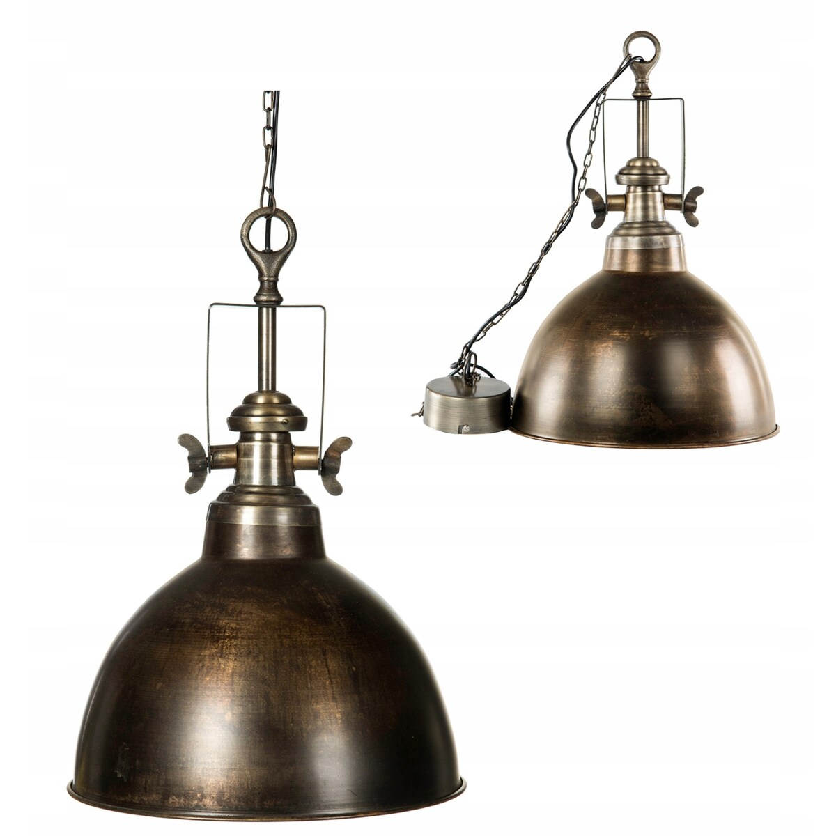 LAMPA WISZĄCA LOFT sufitowa do salonu sypialni E27 DUŻA 62cm loftowa