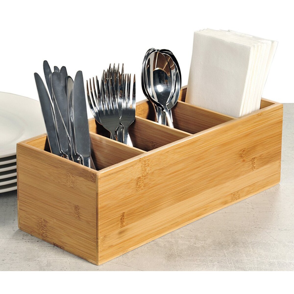 Pojemnik z włókna bambusowego na sztućce, KESPER