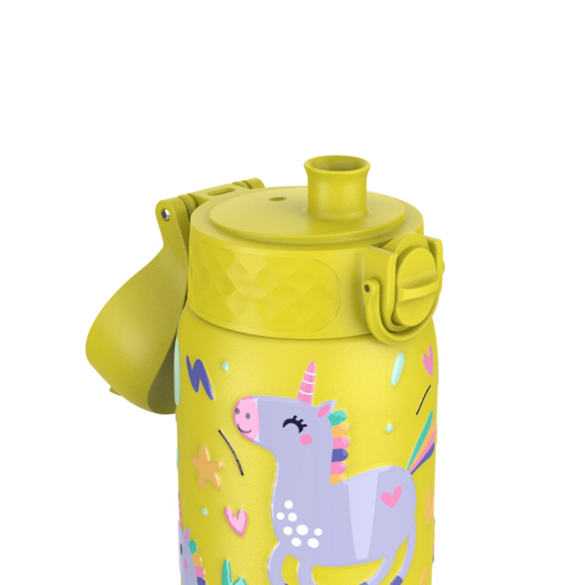 Butelka ION8 Single Wall I8SS400PYUNI Unicorns (Yellow)