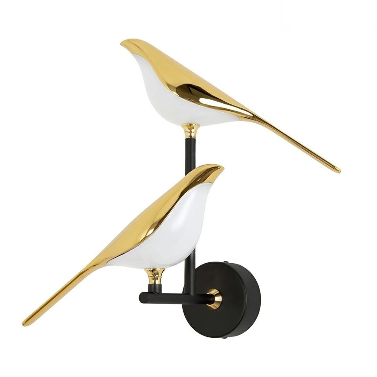 MOOSEE lampa ścienna BIRD TWIN złota