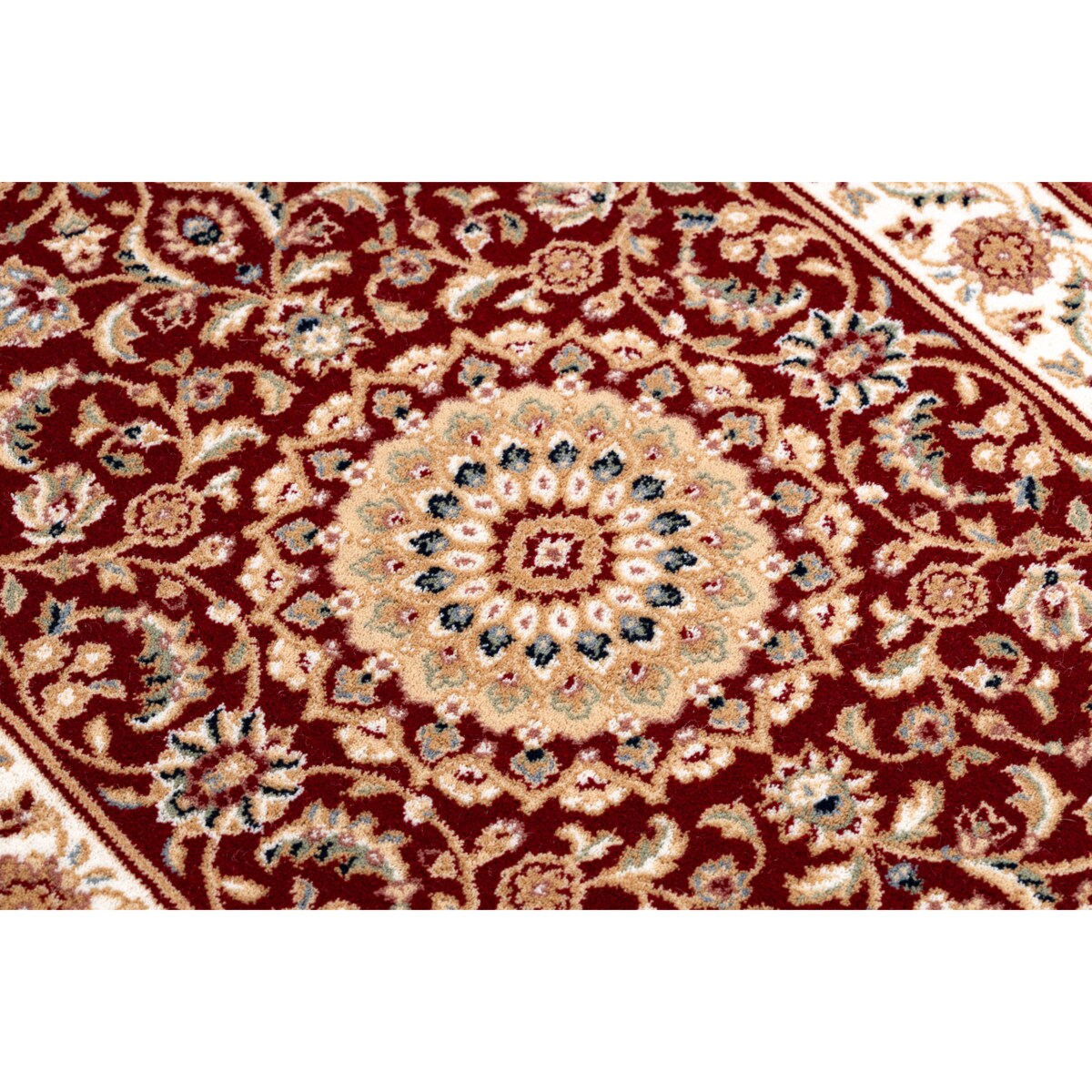 Dywan NAIN Rozeta, ramka 7176/51066 bordo 240x340 cm