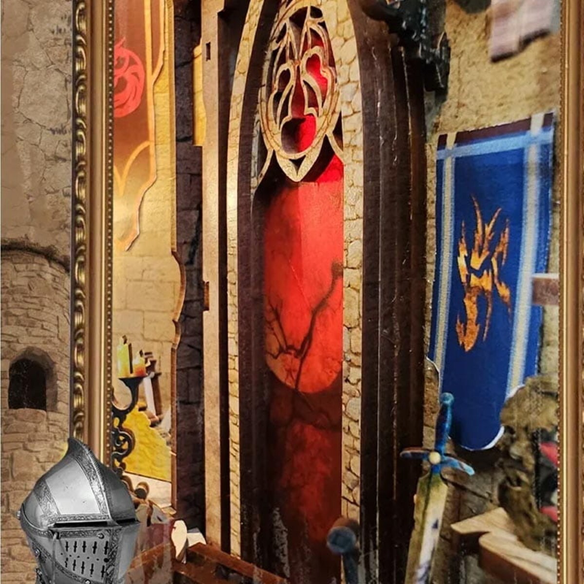 Miniaturowy domek Book Nook - Tron smoka - Joincon