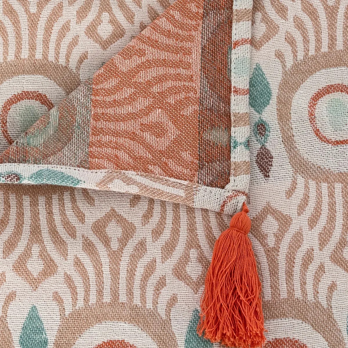 Narzuta żakardowa, multikolorowa Ikat 130x170 cm