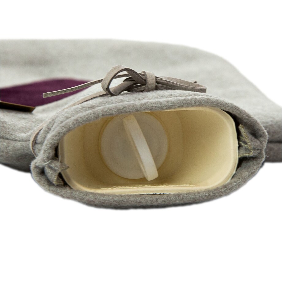 Termofor Duży 1.75L W Pokrowcu W Sweterku Ogrzewacz Na Wodę Serce Szary