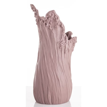 Wazon porcelanowy 34,5x17x17 cm PIEGATO różowy