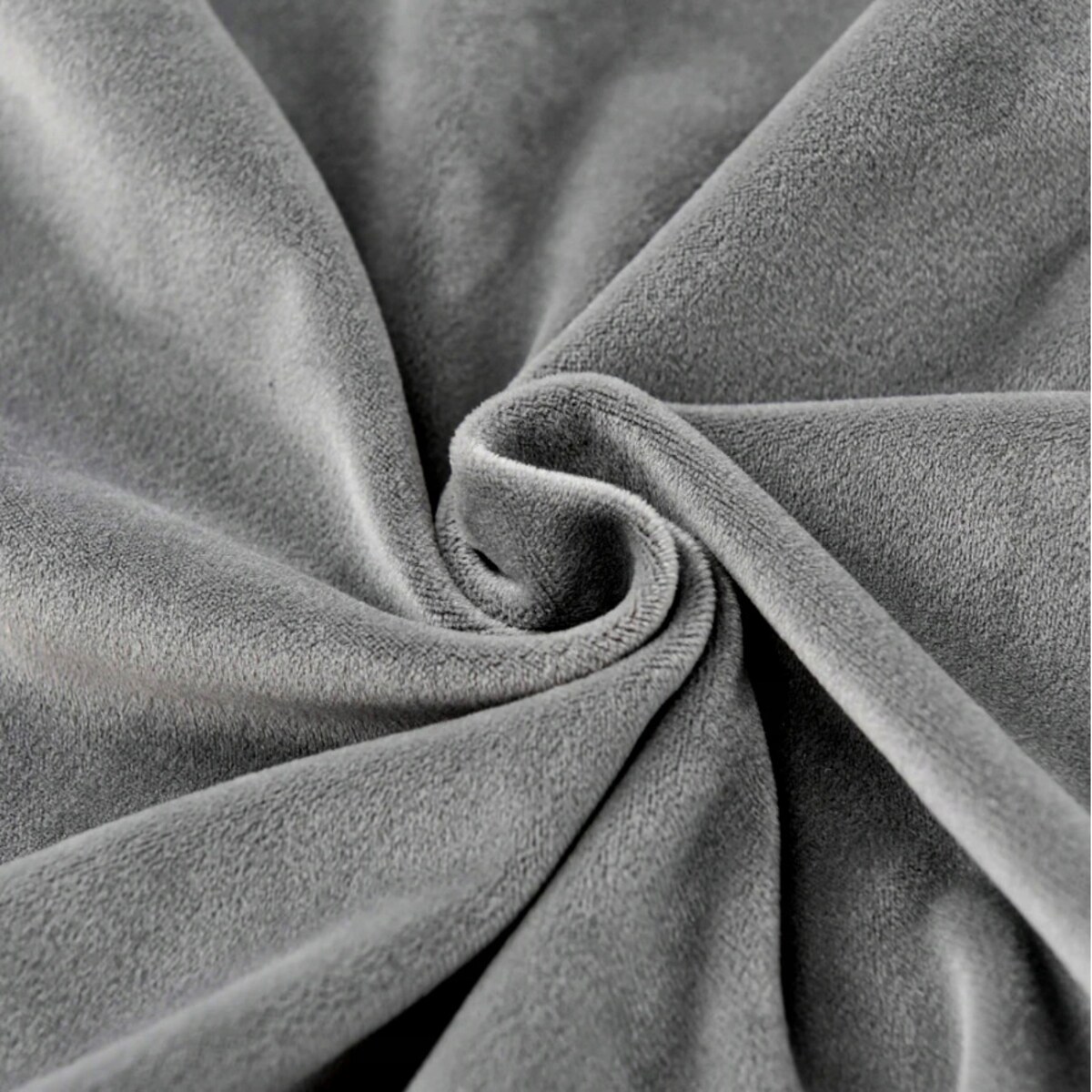 POKROWIEC NA SIEDZISKO 40x40cm SZARY WELUR ELASTYCZNY [26L]