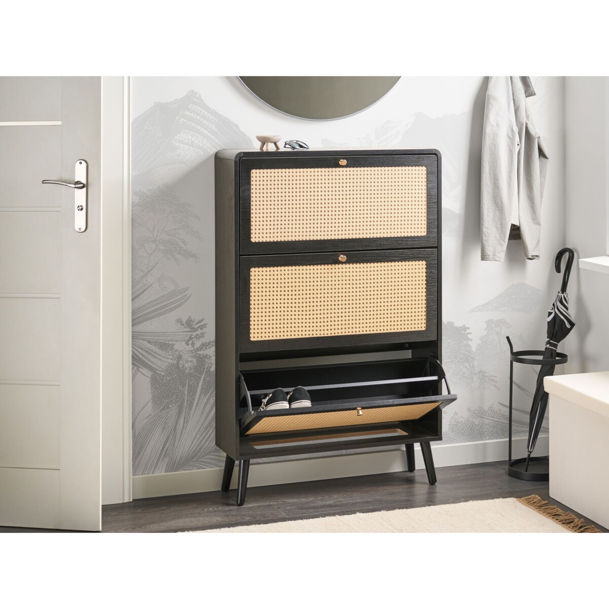 Szafka na buty MOURA Czarny