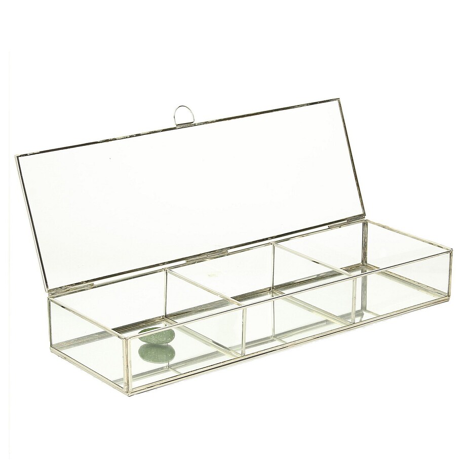 Szklana szkatułka Alessia 50x17x7,5cm, 50 x 17 x 7,5 cm