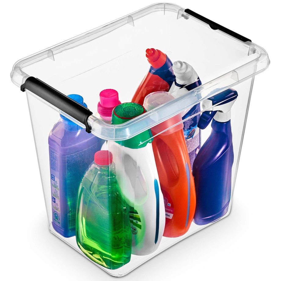 Pojemnik Plastikowy Pudełko Plastikowe Z Pokrywką Pudło Box 30 L