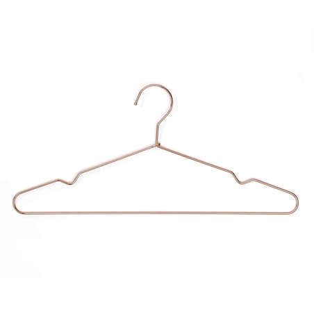 Zestaw 5 wieszaków w kolorze miedzianym Rayen