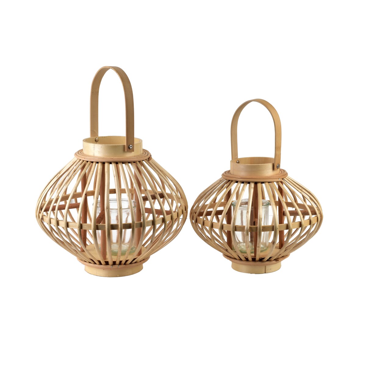 LUCIE NATURAL Lampion 32xh27cm