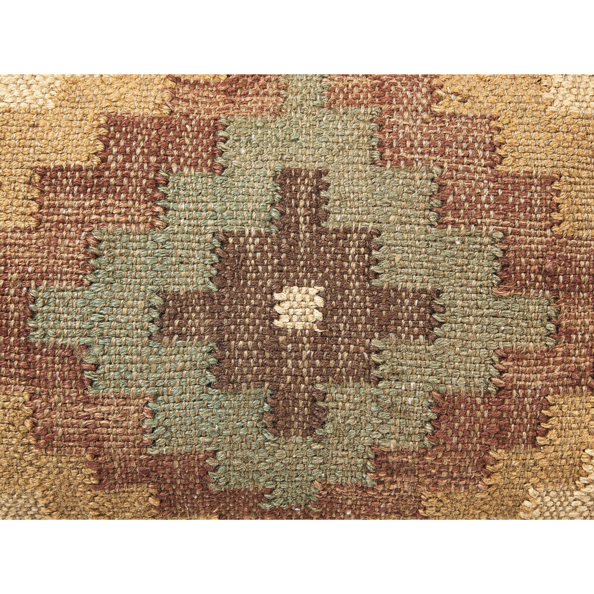 Puf z juty 50 x 5 cm wielokolorowy MAGURI