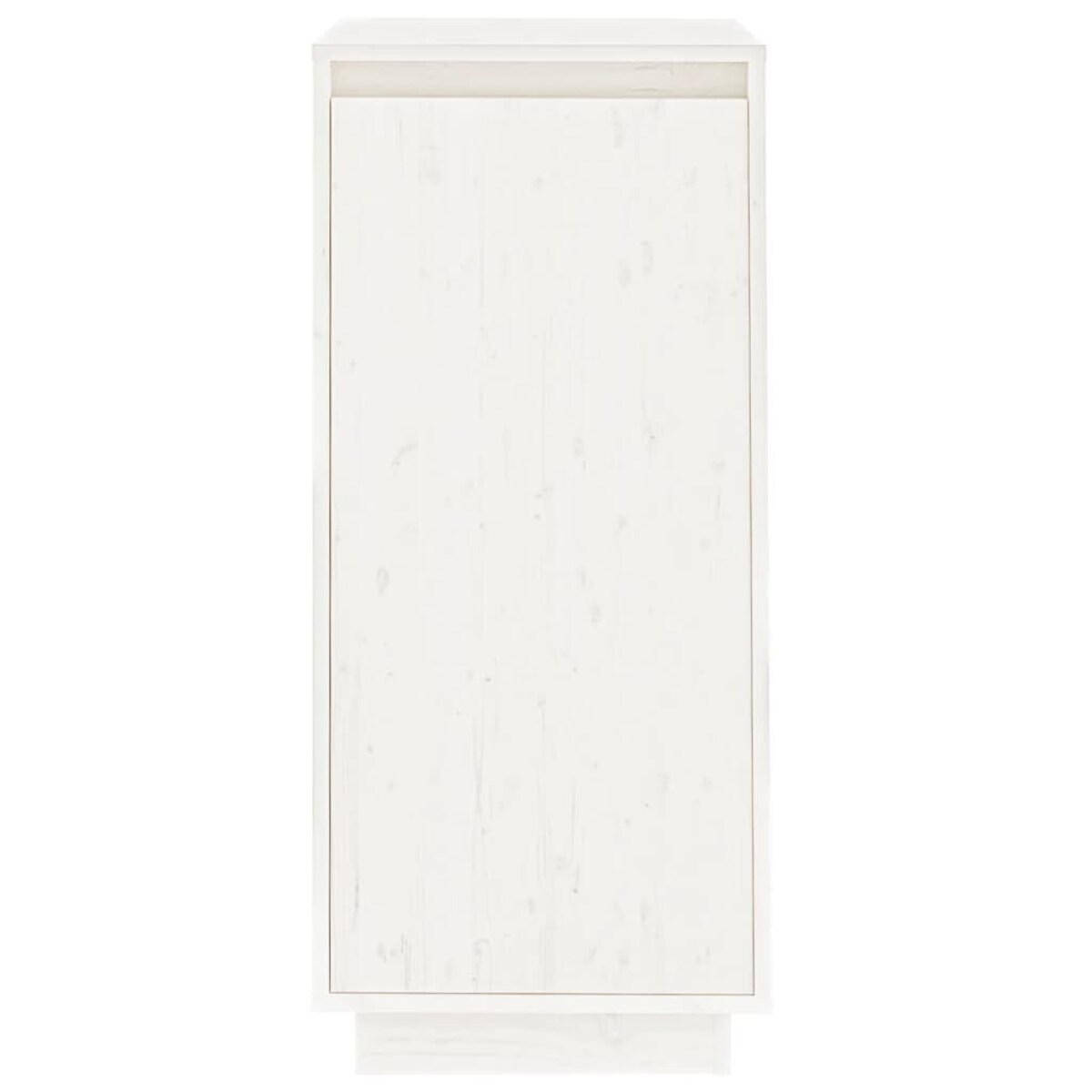 vidaXL Szafka na buty, biała, 35x35x80 cm, lite drewno sosnowe