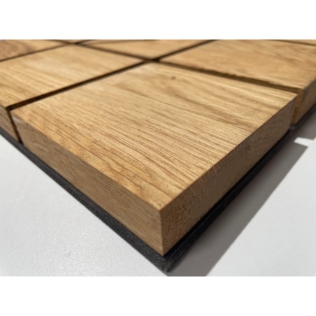 Zegar ścienny drewniany Harmony 30cm kwadratowy