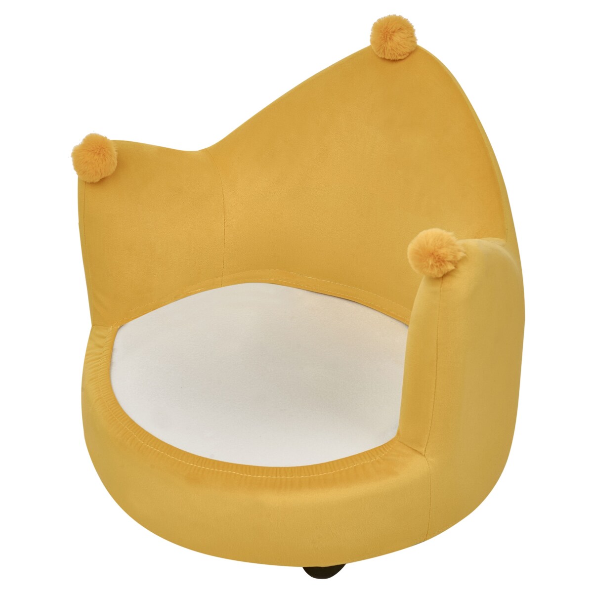 Fotel dziecięcy Żółty VEGA