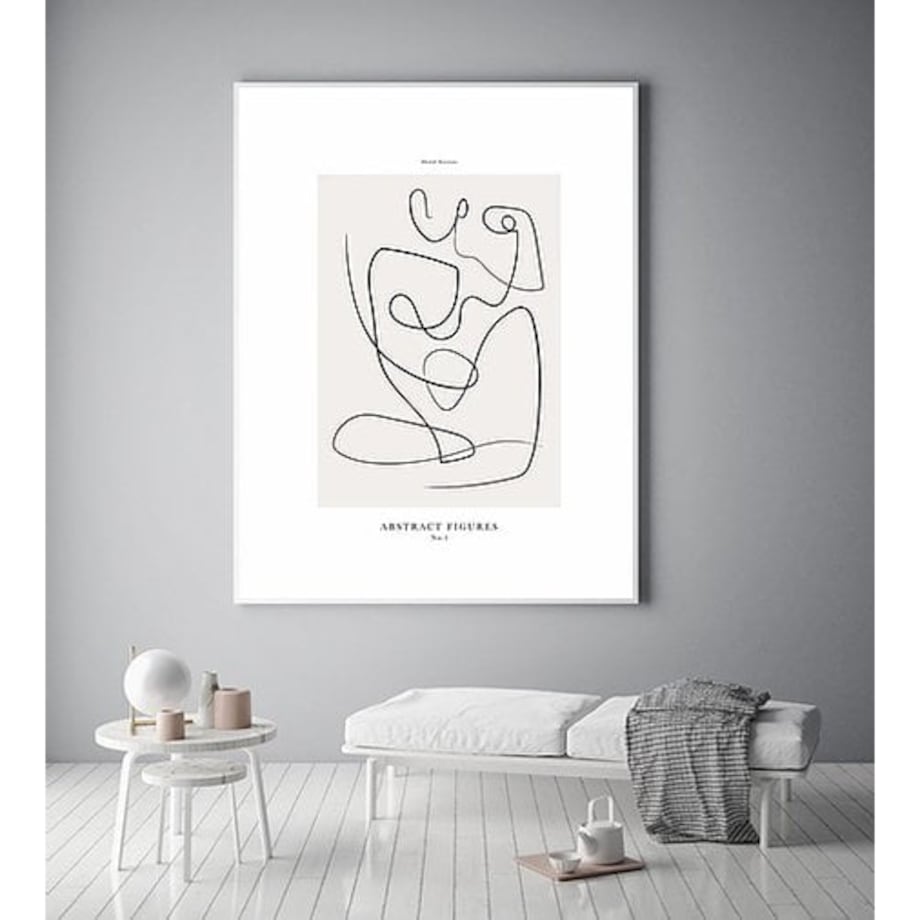 Poster Story, Plakat, Obraz - Kobieta w Kawiarni, wymiary 21 x 30 cm