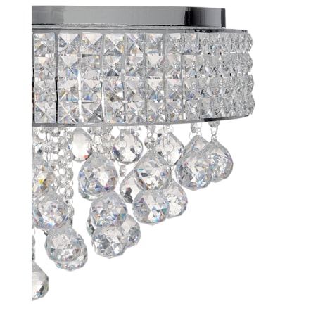 Żyrandol metalowy srebrny CEDEIRA