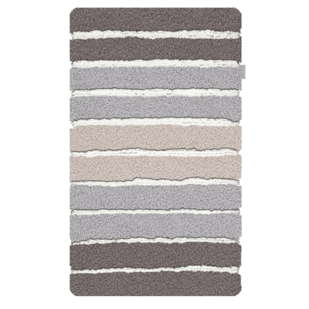 Kleine Wolke Phoenix Ekologiczny Dywanik łazienkowy szary 60x 60 cm ECO LIVING