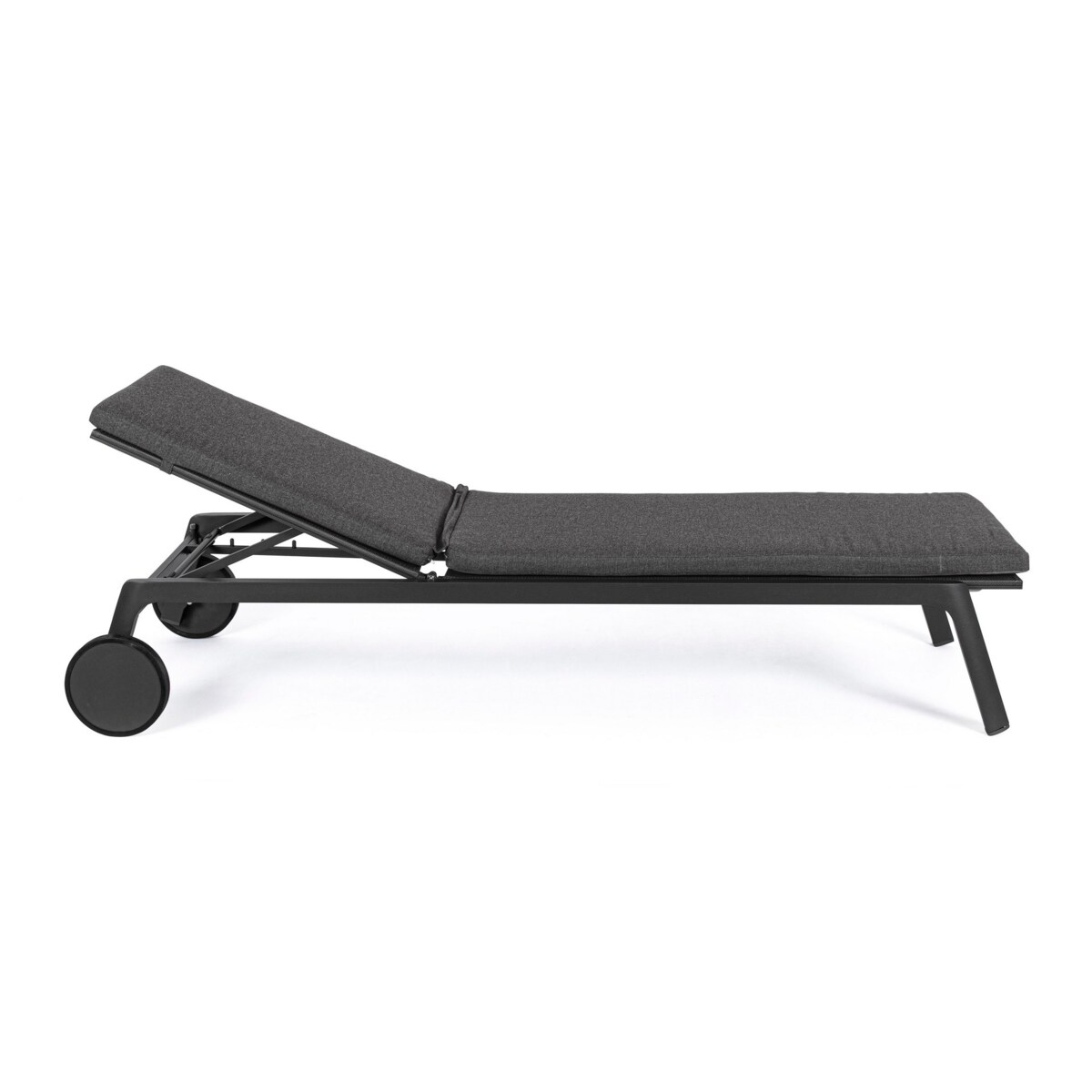 BIZZOTTO leżak ogrodowy JALISCO ciemny szary