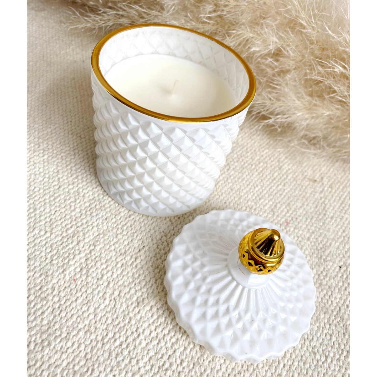 Lily of The Valley- 200 gram ekologiczna naturalna świeca sojowa White Crystal (dostępne inne zapachy)