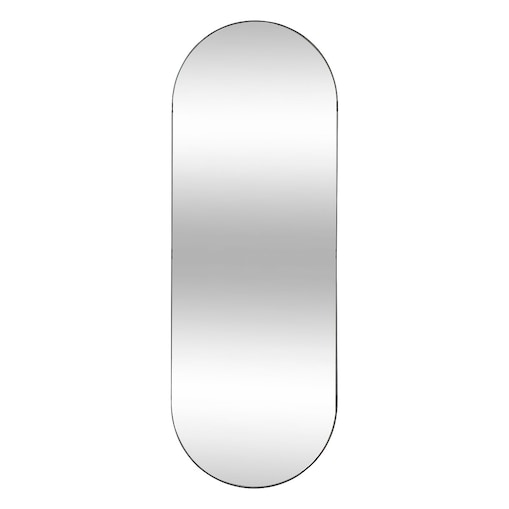 Wysokie lustro od sufitu do podłogi SELENA 40 x 112 cm, kolor czarny, metal