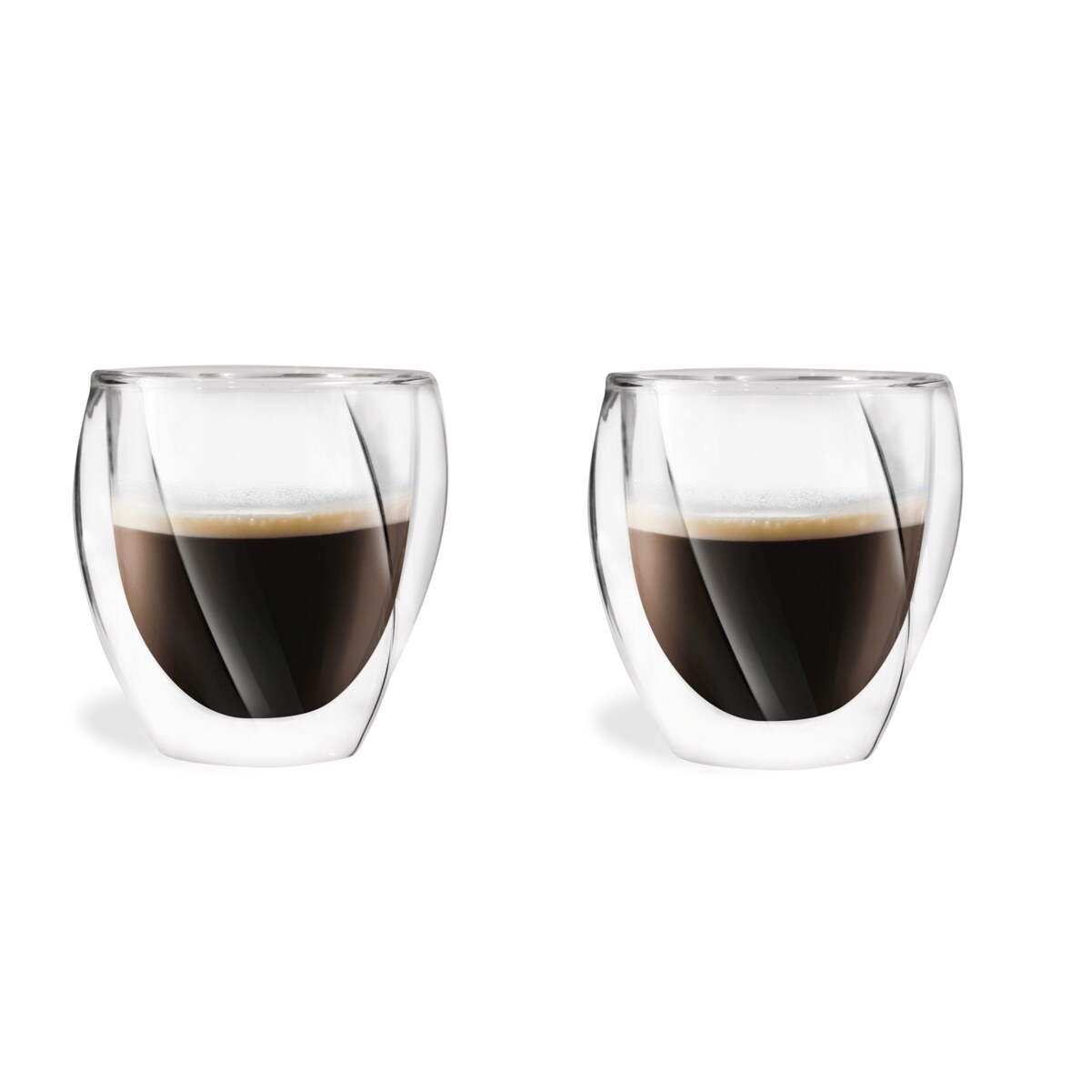 Zestaw 2 szklanek z podwójną ścianką Cristallo 250 ml 25486