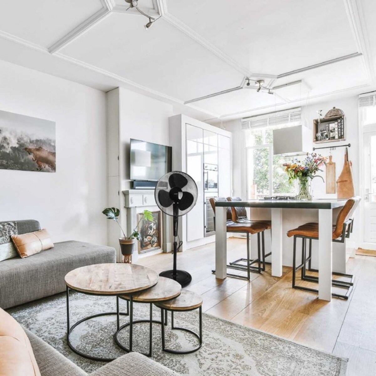 Wentylator Wiatrak Podłogowy Klausberg Kb-7476 Z Pilotem