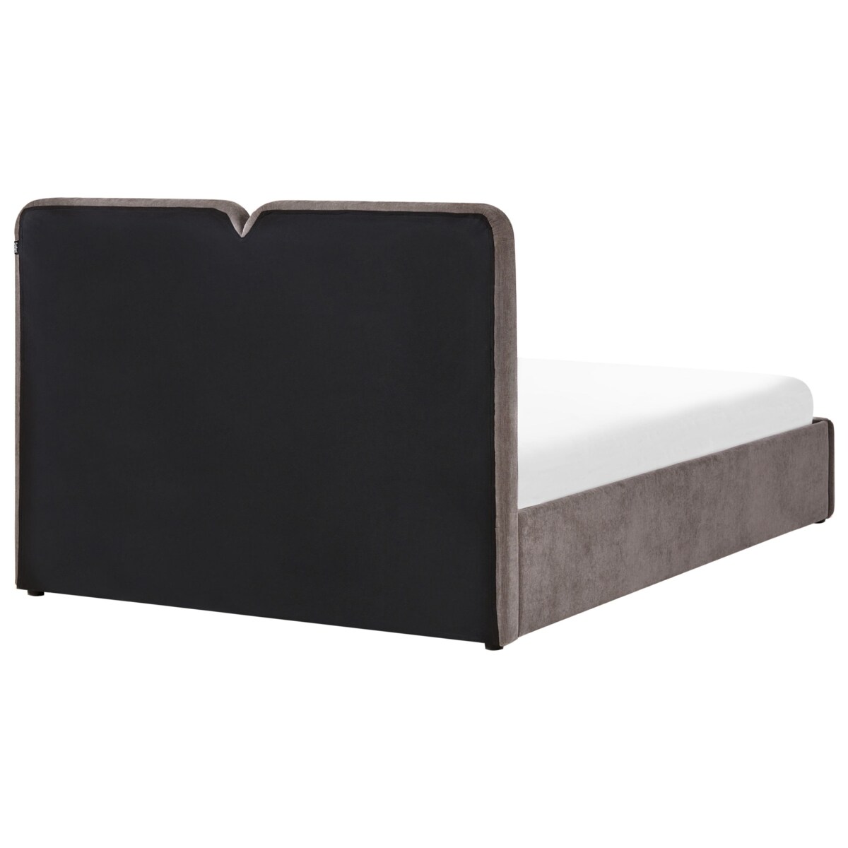 Łóżko z pojemnikiem ARBOIS 140 x 200 cm Beżowoszary