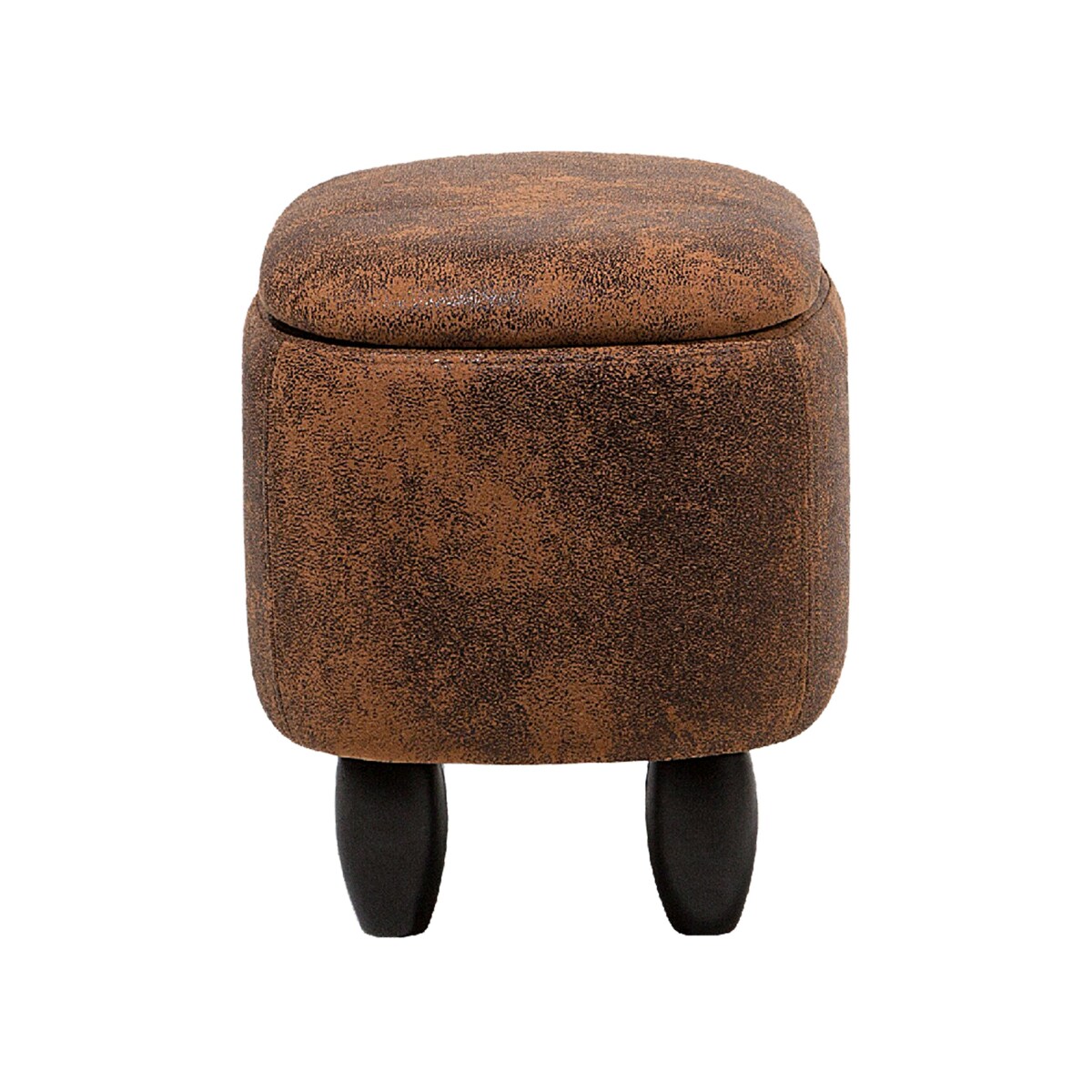 Pufa zwierzak ze schowkiem ekoskóra brązowa HIPPO