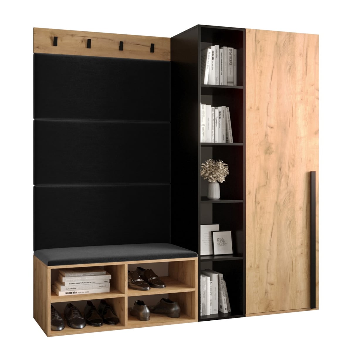 Garderoba do przedpokoju Abiks MIRO 1 craft+manila18