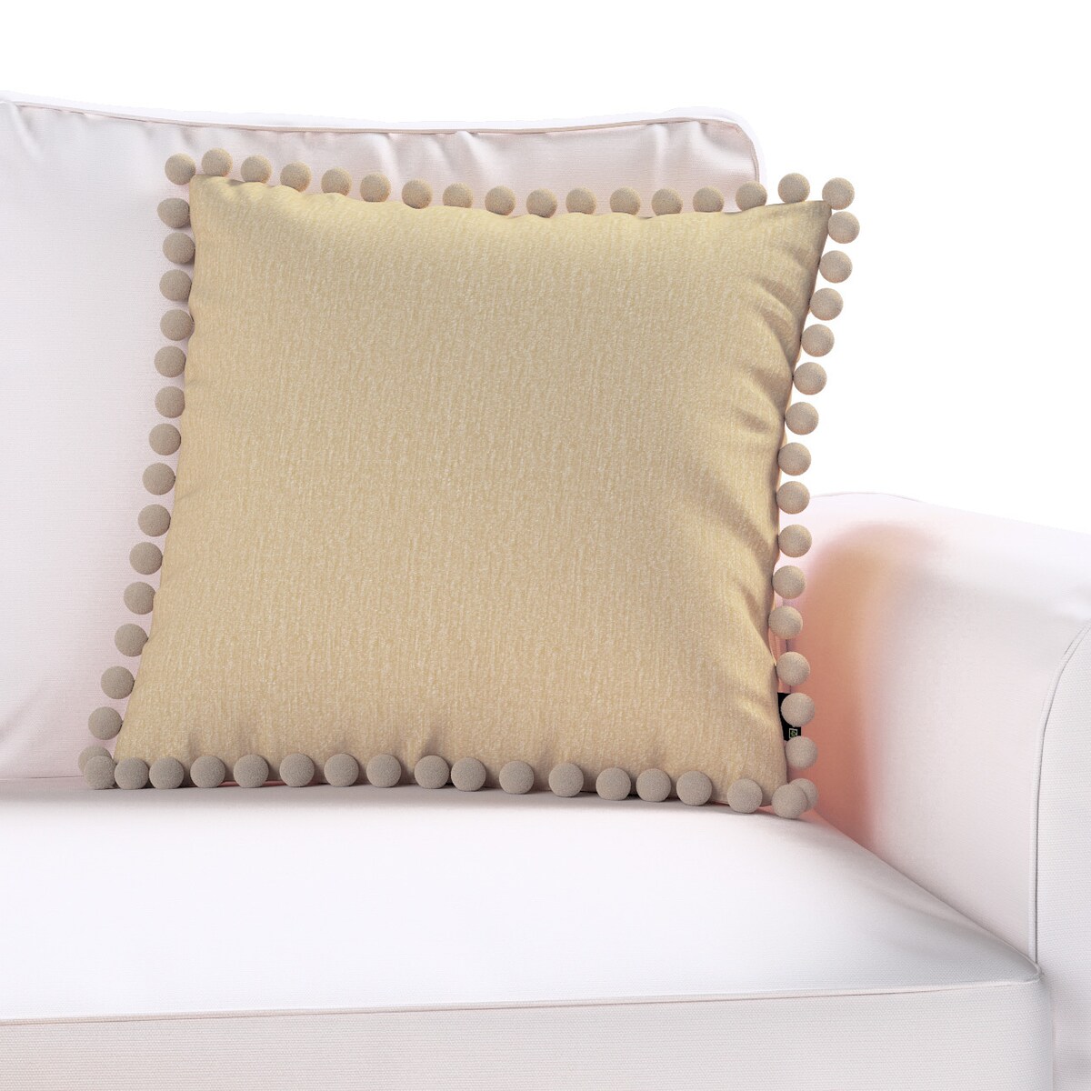 Poszewka Wera na poduszkę 45x45 kremowy szenil