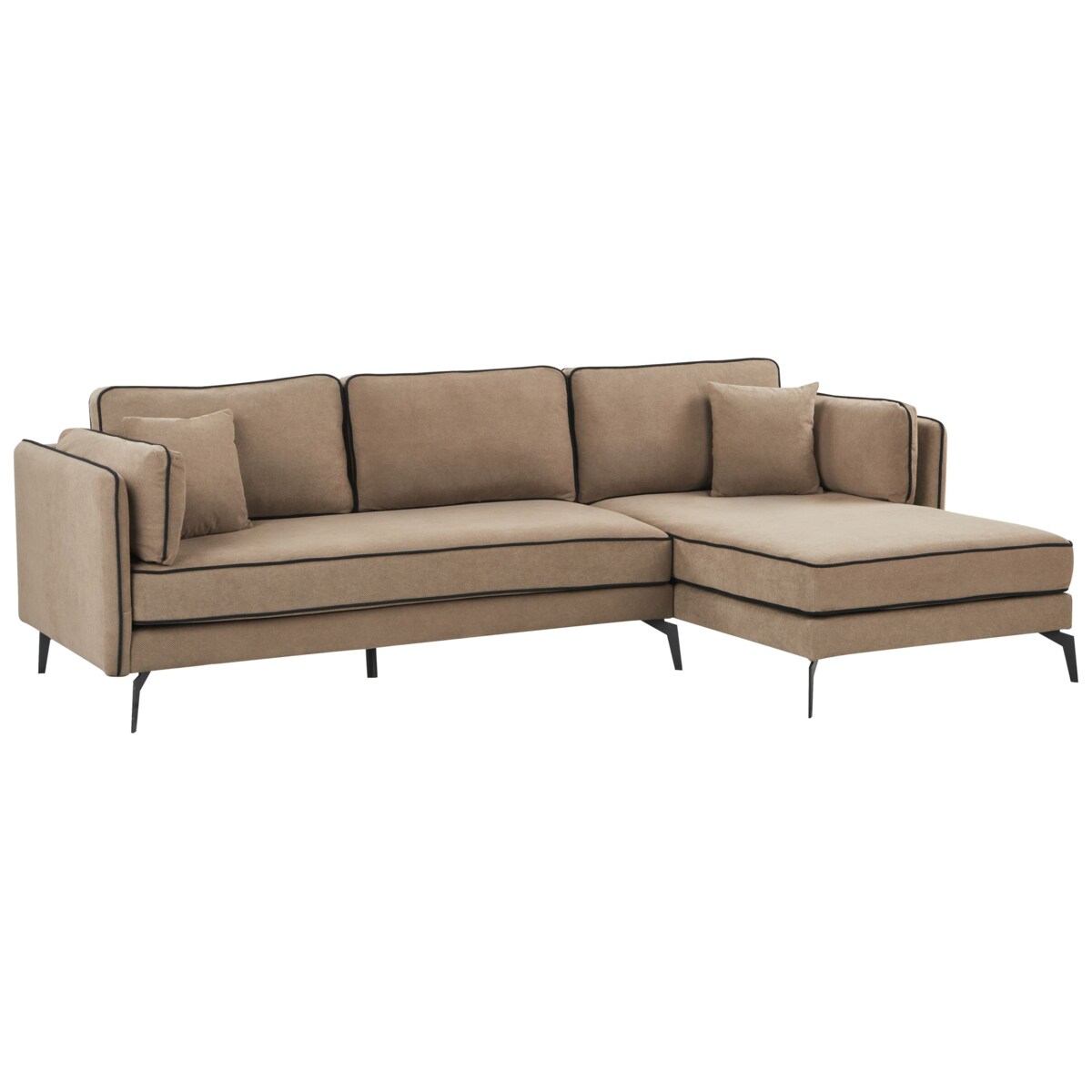 Narożnik ALTAN Jasnobrązowy Lewostronny