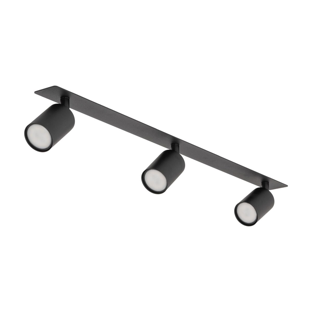 Lampa podtynkowa spot NEX BLACK 10800 TK Lighting czarna 3xGU10 regulowana wpuszczana sufitowa metalowa