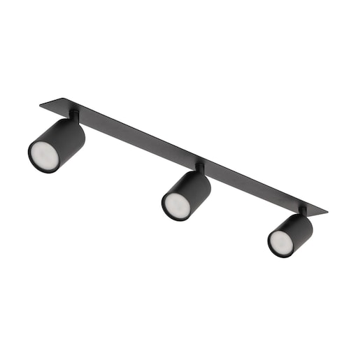 Lampa podtynkowa spot NEX BLACK 10800 TK Lighting czarna 3xGU10 regulowana wpuszczana sufitowa metalowa