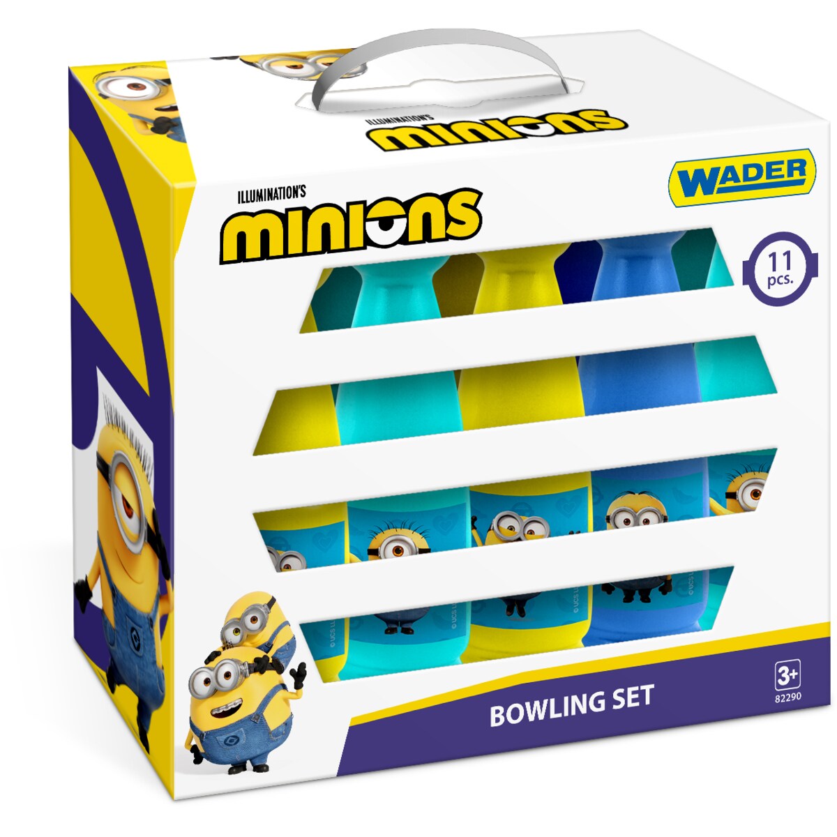 Minions kręgle w kartonie