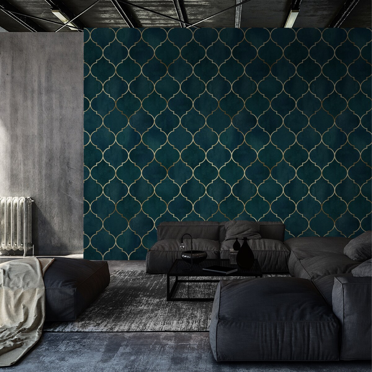 Tapeta W Rolce Akwarela MAROKAŃSKI Wzór Abstrakcja