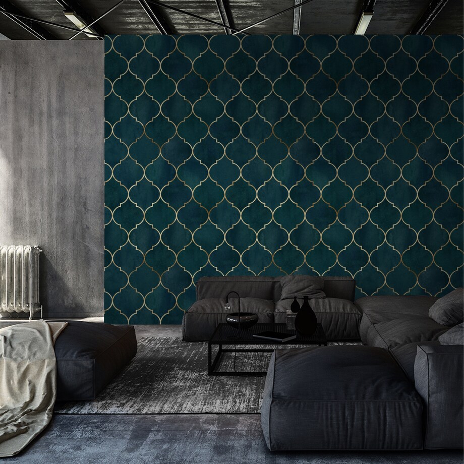 Tapeta W Rolce Akwarela MAROKAŃSKI Wzór Abstrakcja