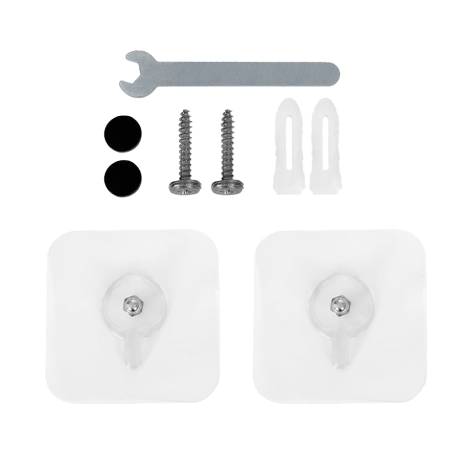 Wieszak ścienny z półką na klucze akcesoria czarny metalowy haczyki