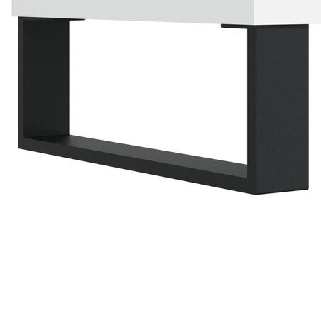 vidaXL Stolik kawowy, biały 90x50x36,5 cm, materiał drewnopochodny