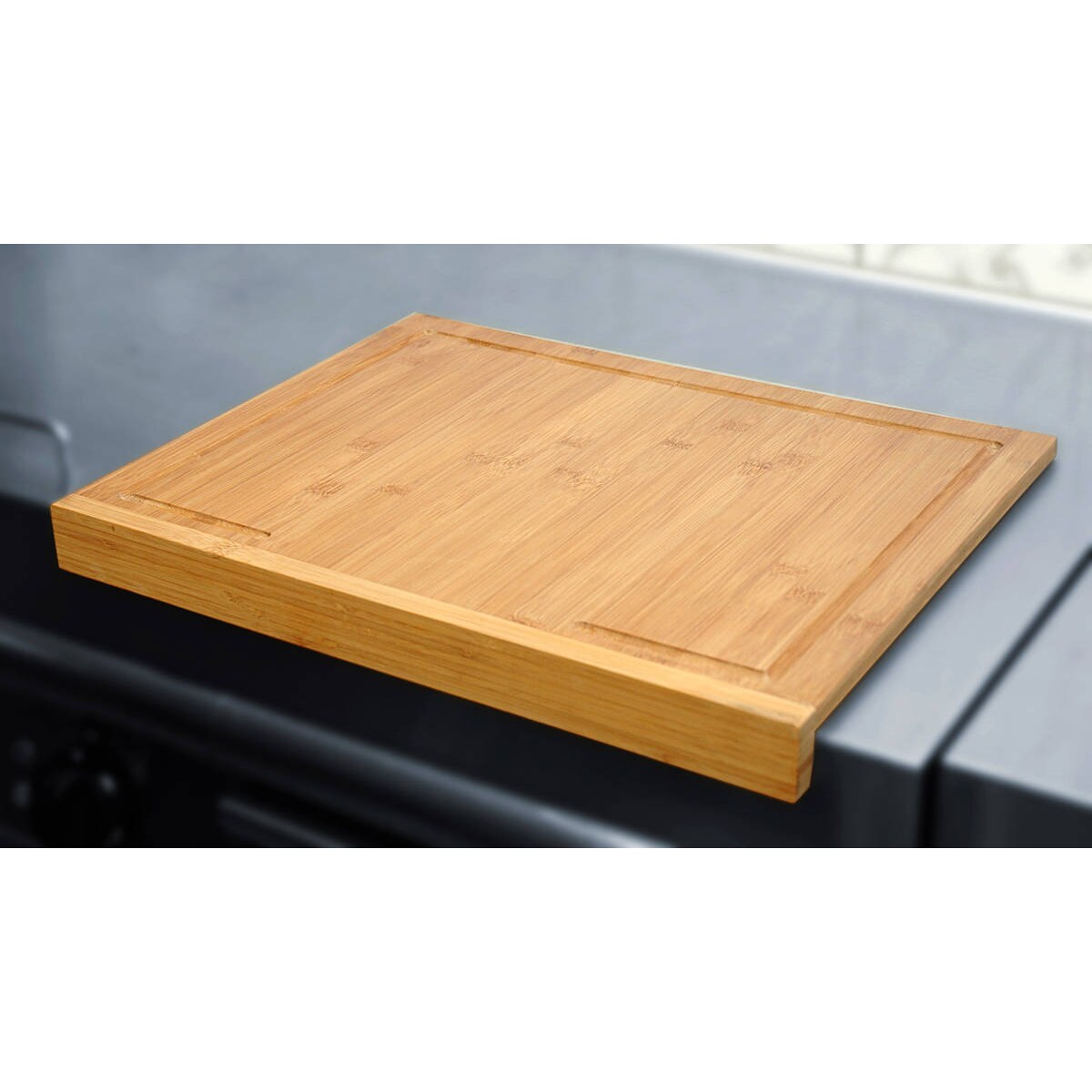 Bambusowa stolnica, deska do krojenia - 2 w 1