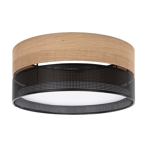 Lampa sufitowa TK Lighting NICOL 4800 czarno-beżowa 4xE27 nowoczesna plafoniera do salonu 45 cm