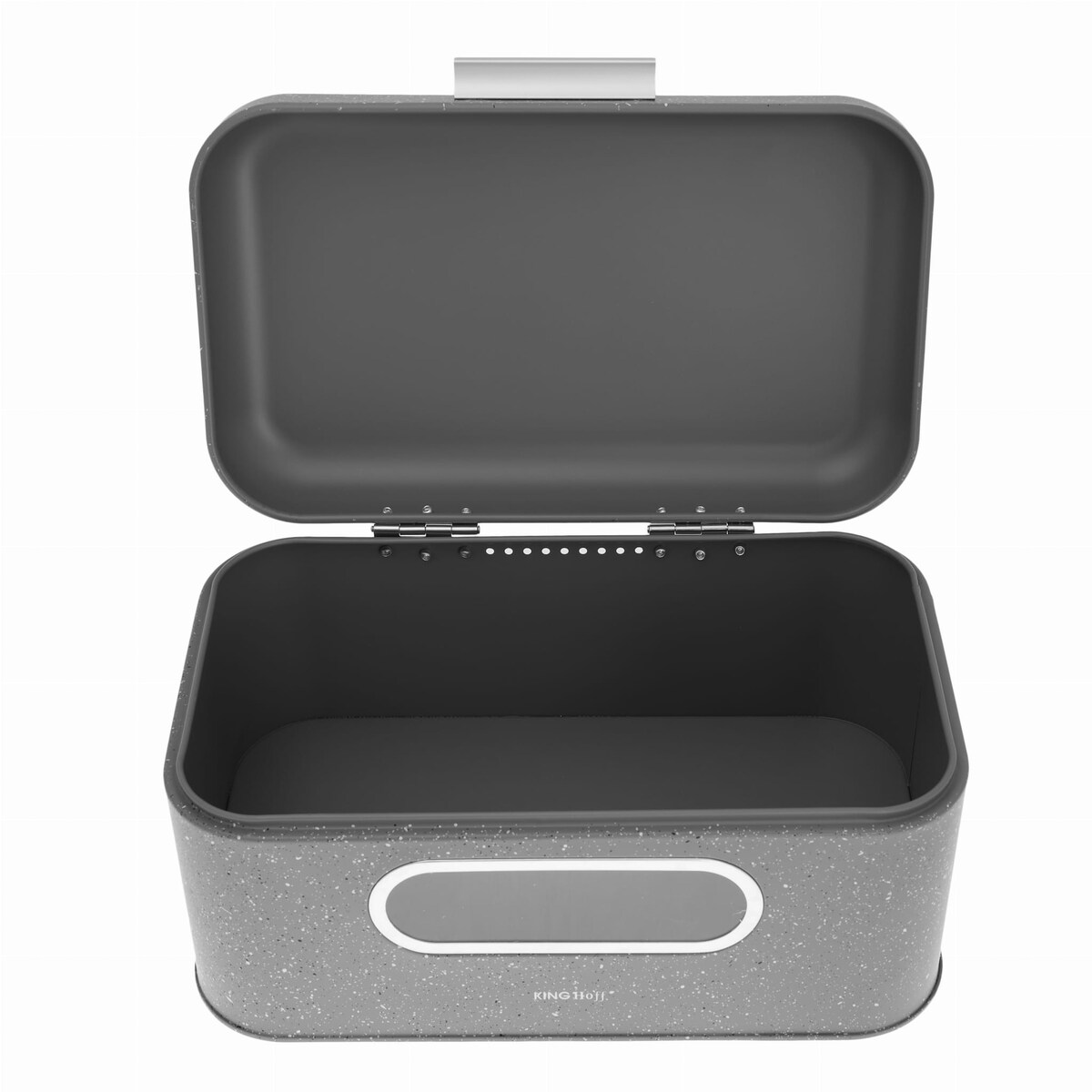 Chlebak stalowy marmurek szary KINGHOFF