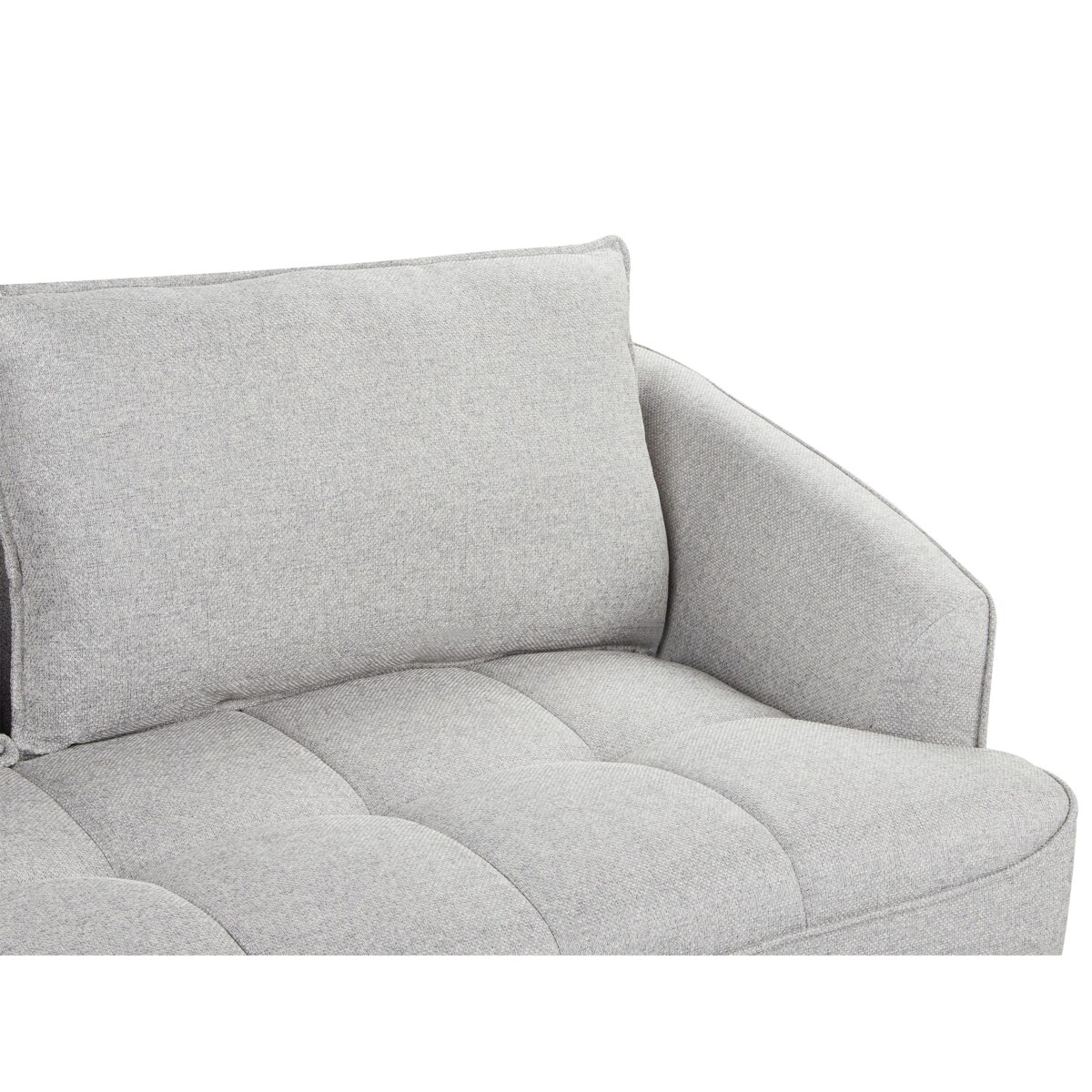 Sofa 3-osobowa szara HOBRO