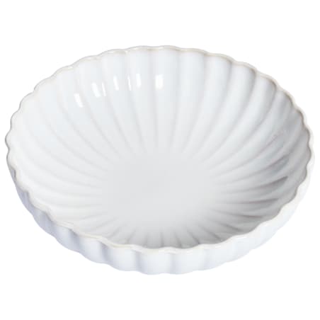 Zestaw 8 głębokich talerzy NETTLE Kamionka Złamana biel