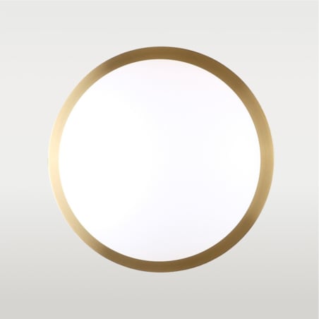 Ścienna LAMPA kula CAPE TOWN W01063BR Cosmolight kinkiet szklany do przedpokoju ball mosiądz