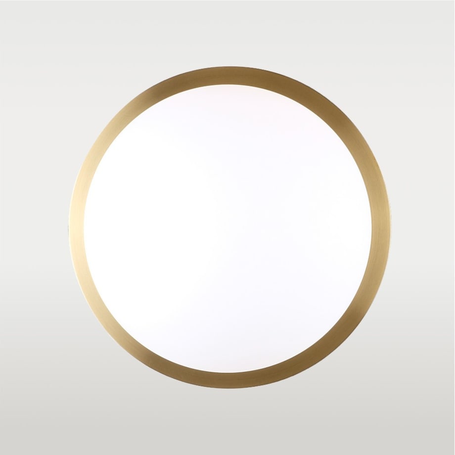 Ścienna LAMPA kula CAPE TOWN W01063BR Cosmolight kinkiet szklany do przedpokoju ball mosiądz