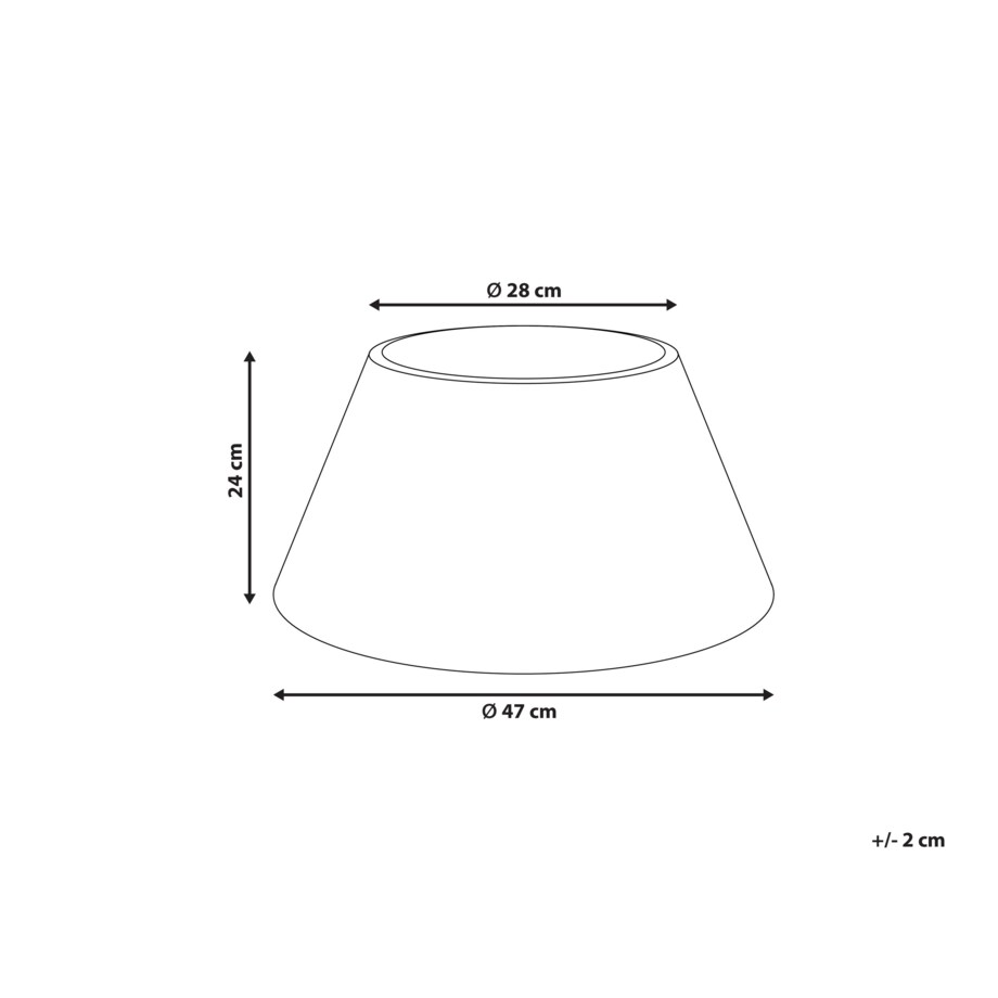 Osłonka pod choinkę FLOCON Rattan Naturalny 50 cm